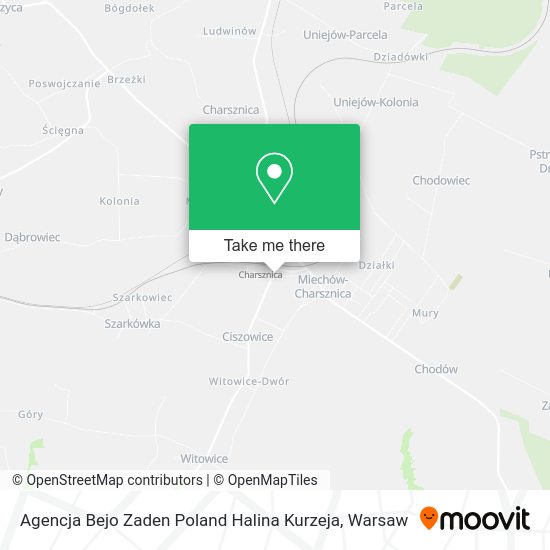 Agencja Bejo Zaden Poland Halina Kurzeja map