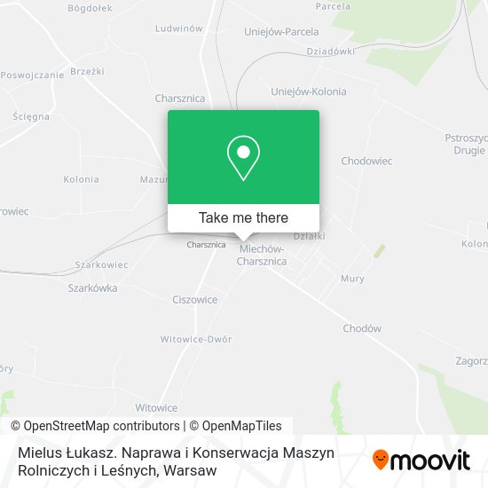 Mielus Łukasz. Naprawa i Konserwacja Maszyn Rolniczych i Leśnych map