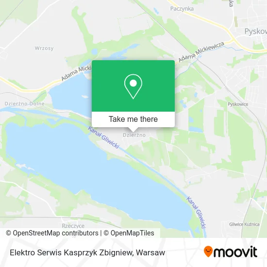 Карта Elektro Serwis Kasprzyk Zbigniew