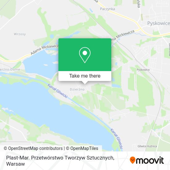 Карта Plast-Mar. Przetwórstwo Tworzyw Sztucznych