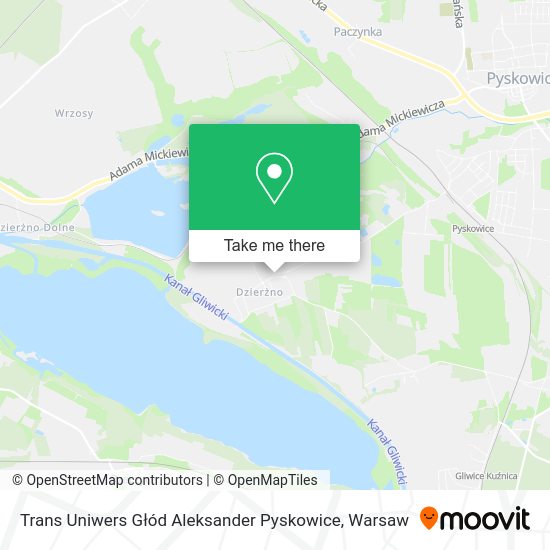 Trans Uniwers Głód Aleksander Pyskowice map