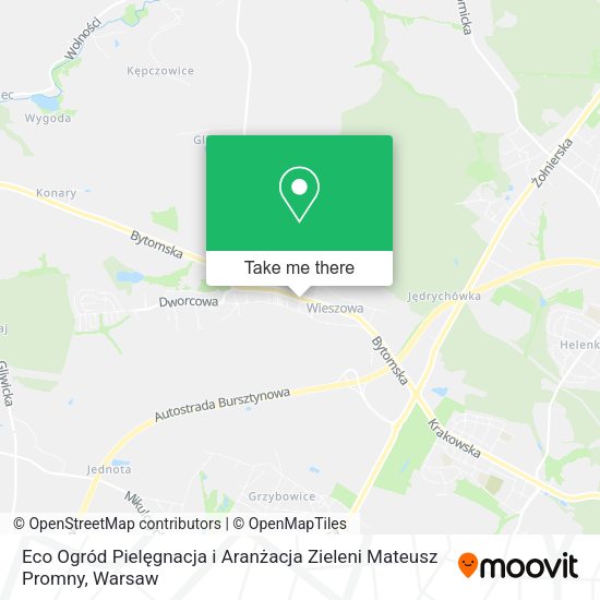 Eco Ogród Pielęgnacja i Aranżacja Zieleni Mateusz Promny map