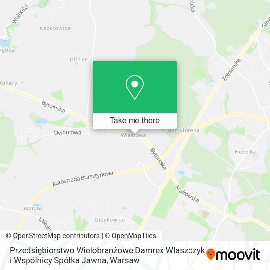 Przedsiębiorstwo Wielobranżowe Damrex Wlaszczyk i Wspólnicy Spółka Jawna map