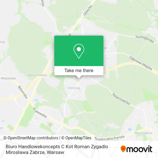 Biuro Handlowekoncepts C Kot Roman Zygadlo Mirosława Zabrze map