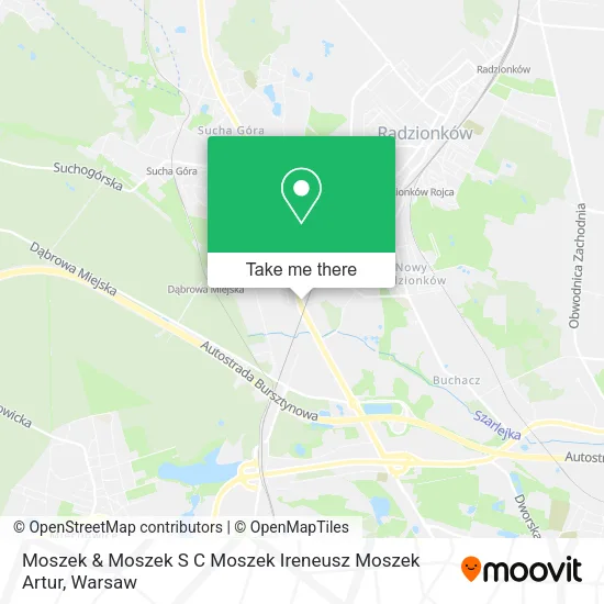 Карта Moszek & Moszek S C Moszek Ireneusz Moszek Artur