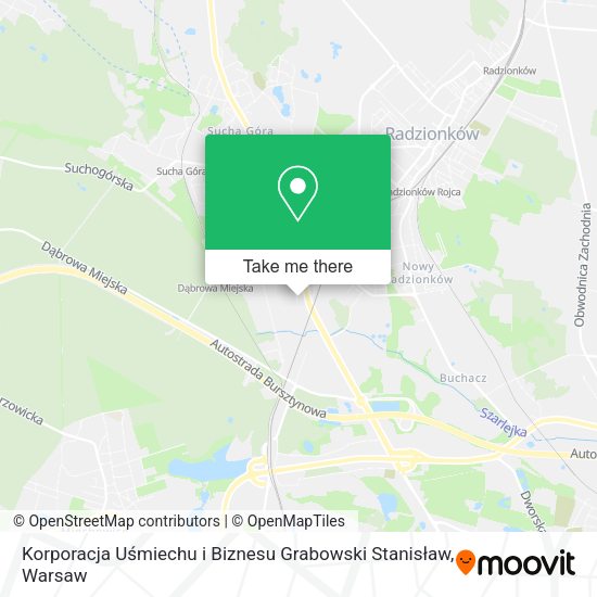 Korporacja Uśmiechu i Biznesu Grabowski Stanisław map