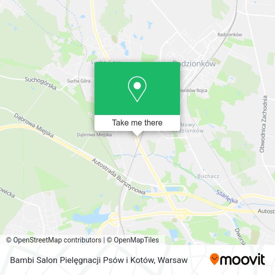 Bambi Salon Pielęgnacji Psów i Kotów map