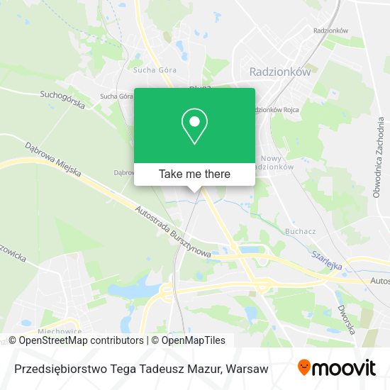 Przedsiębiorstwo Tega Tadeusz Mazur map