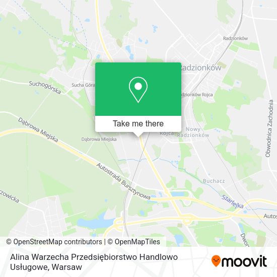 Alina Warzecha Przedsiębiorstwo Handlowo Usługowe map