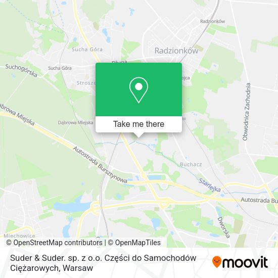 Suder & Suder. sp. z o.o. Części do Samochodów Ciężarowych map