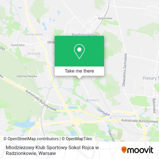 Mlodziezowy Klub Sportowy Sokol Rojca w Radzionkowie map