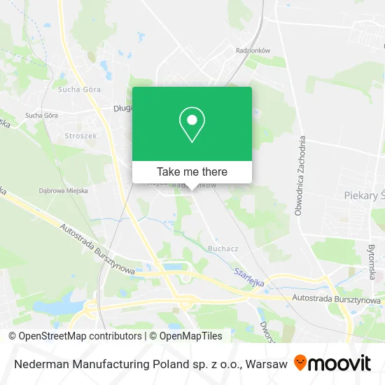 Карта Nederman Manufacturing Poland sp. z o.o.