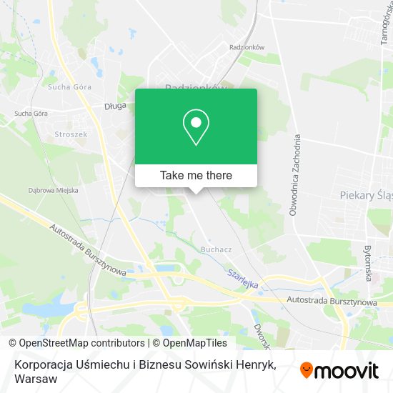 Korporacja Uśmiechu i Biznesu Sowiński Henryk map