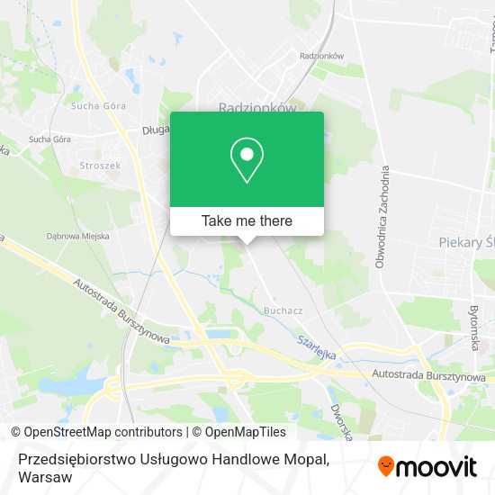 Przedsiębiorstwo Usługowo Handlowe Mopal map