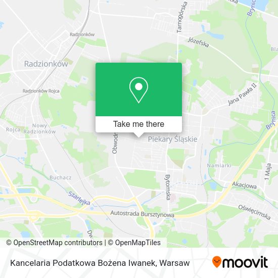 Kancelaria Podatkowa Bożena Iwanek map