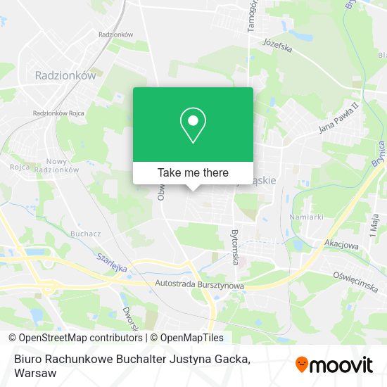 Biuro Rachunkowe Buchalter Justyna Gacka map