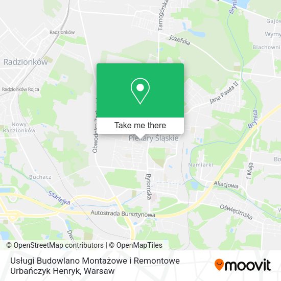 Usługi Budowlano Montażowe i Remontowe Urbańczyk Henryk map