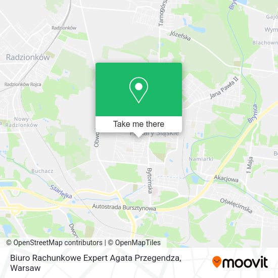 Biuro Rachunkowe Expert Agata Przegendza map