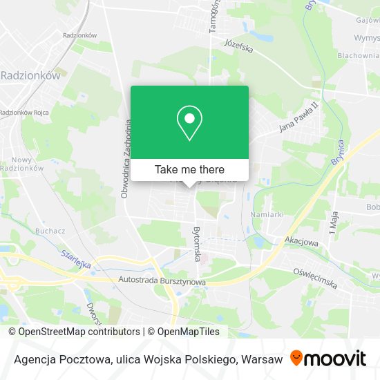 Agencja Pocztowa, ulica Wojska Polskiego map