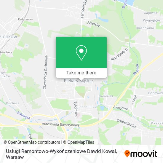 Usługi Remontowo-Wykończeniowe Dawid Kowal map