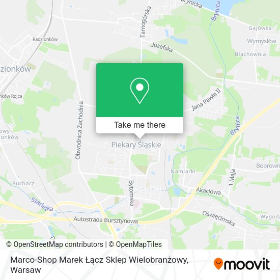 Marco-Shop Marek Łącz Sklep Wielobranżowy map