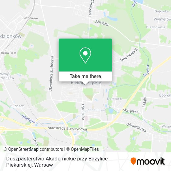 Duszpasterstwo Akademickie przy Bazylice Piekarskiej map