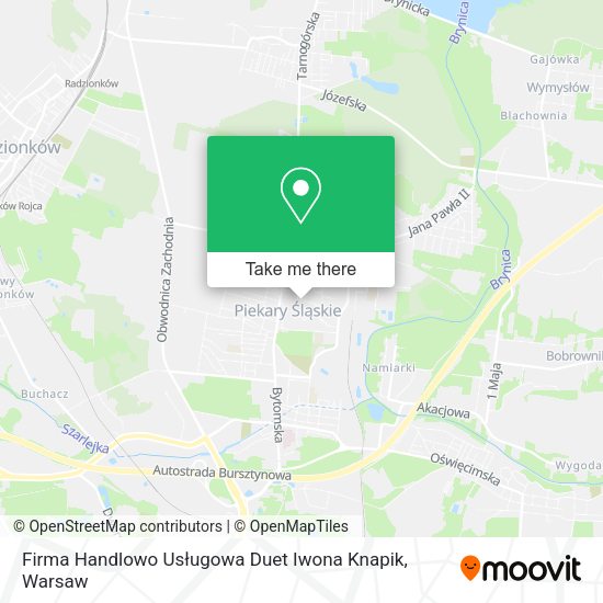 Firma Handlowo Usługowa Duet Iwona Knapik map