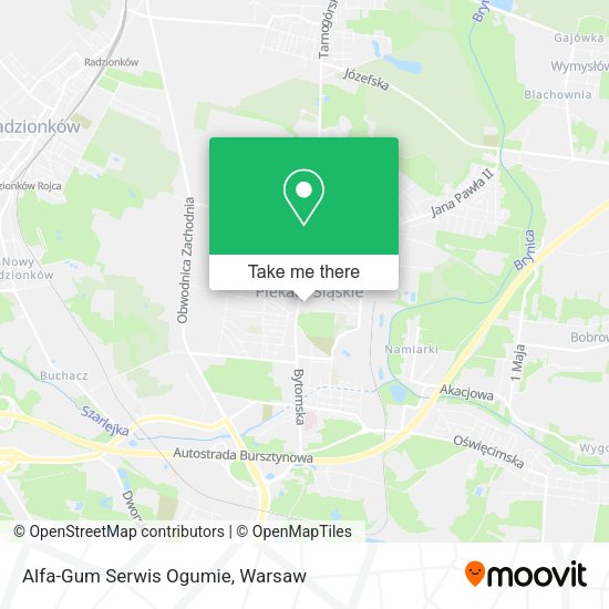 Alfa-Gum Serwis Ogumie map