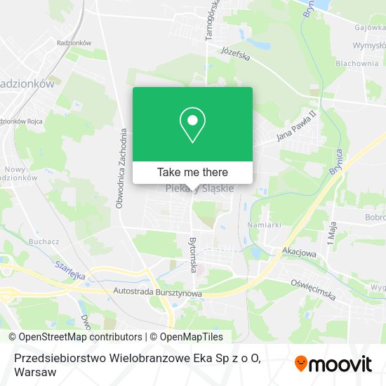 Przedsiebiorstwo Wielobranzowe Eka Sp z o O map