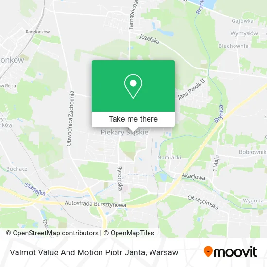 Карта Valmot Value And Motion Piotr Janta