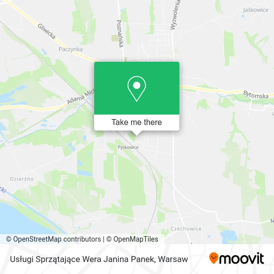 Карта Usługi Sprzątające Wera Janina Panek