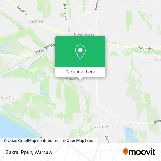 Карта Zakra. Ppuh