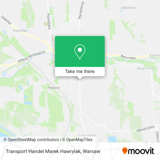 Карта Transport Handel Marek Hawrylak