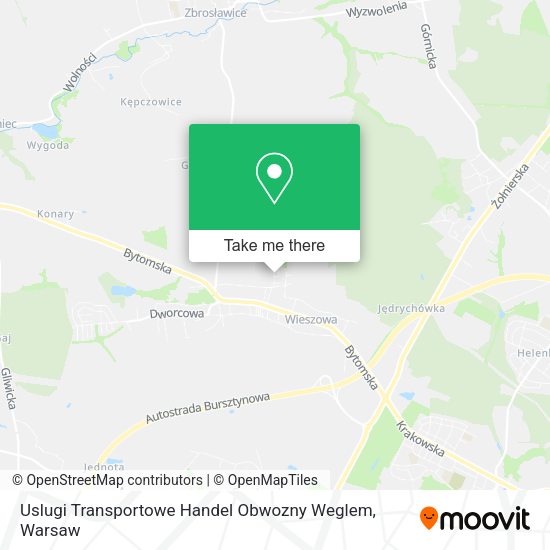 Uslugi Transportowe Handel Obwozny Weglem map