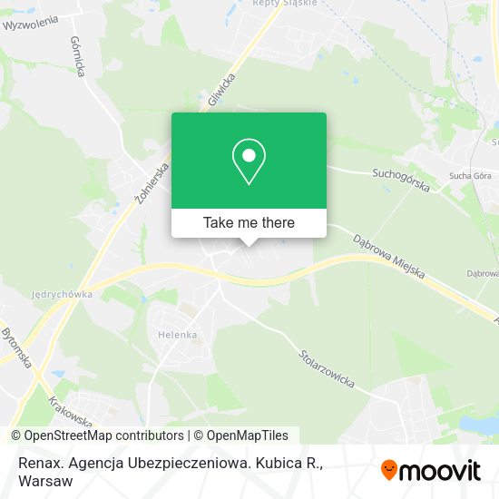 Renax. Agencja Ubezpieczeniowa. Kubica R. map