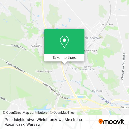 Przedsiębiorstwo Wielobranżowe Mex Irena Rzeźniczak map