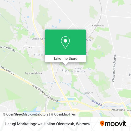 Usługi Marketingowe Halina Olearczuk map