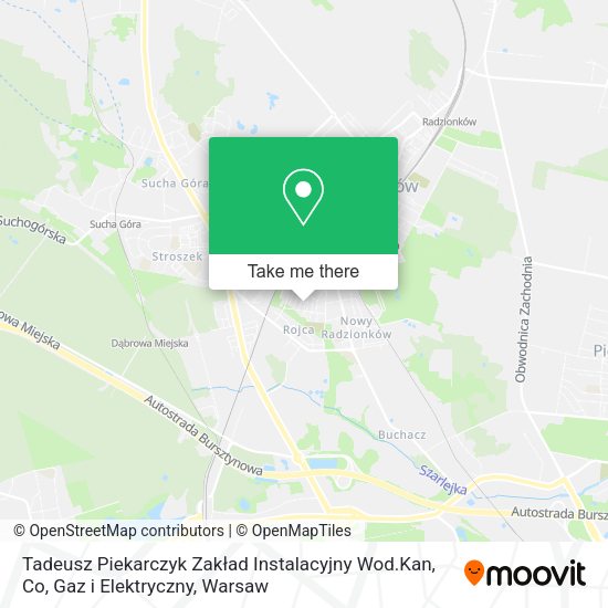 Tadeusz Piekarczyk Zakład Instalacyjny Wod.Kan, Co, Gaz i Elektryczny map