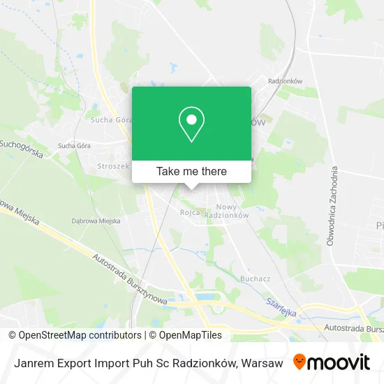 Карта Janrem Export Import Puh Sc Radzionków