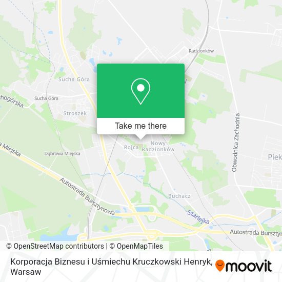 Korporacja Biznesu i Uśmiechu Kruczkowski Henryk map