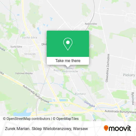 Карта Zurek Marian. Sklep Wielobranzowy