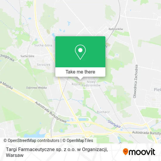 Карта Targi Farmaceutyczne sp. z o.o. w Organizacji