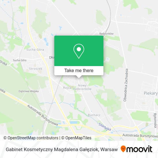 Карта Gabinet Kosmetyczny Magdalena Gałęziok