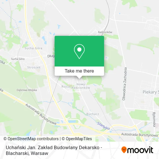 Карта Uchański Jan. Zakład Budowlany Dekarsko - Blacharski