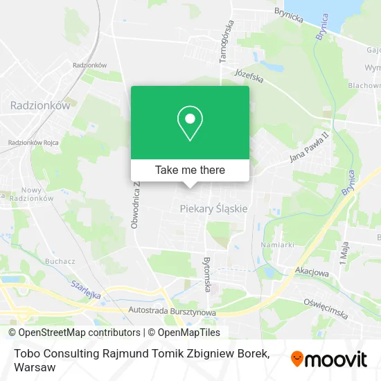 Карта Tobo Consulting Rajmund Tomik Zbigniew Borek