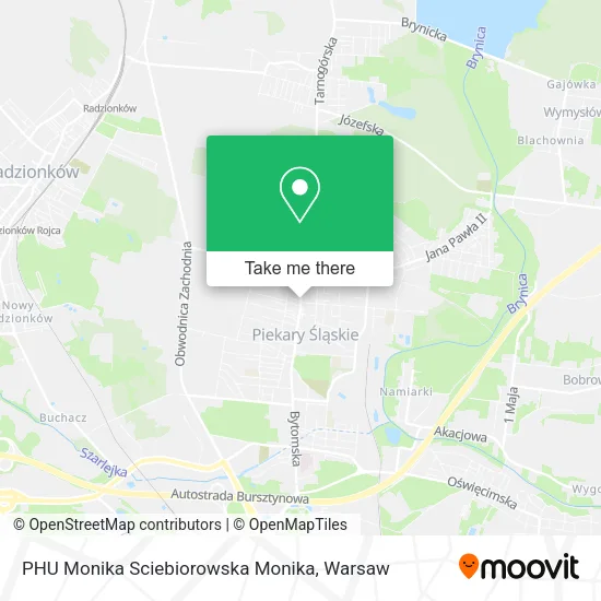 Карта PHU Monika Sciebiorowska Monika