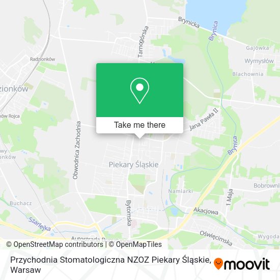 Przychodnia Stomatologiczna NZOZ Piekary Śląskie map