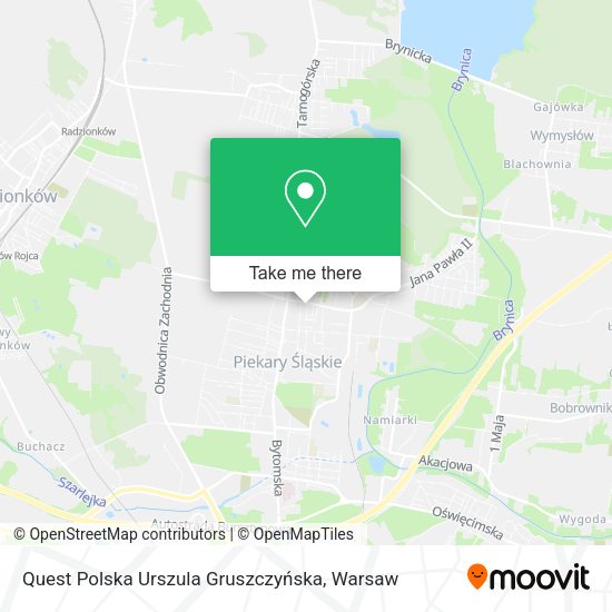 Quest Polska Urszula Gruszczyńska map