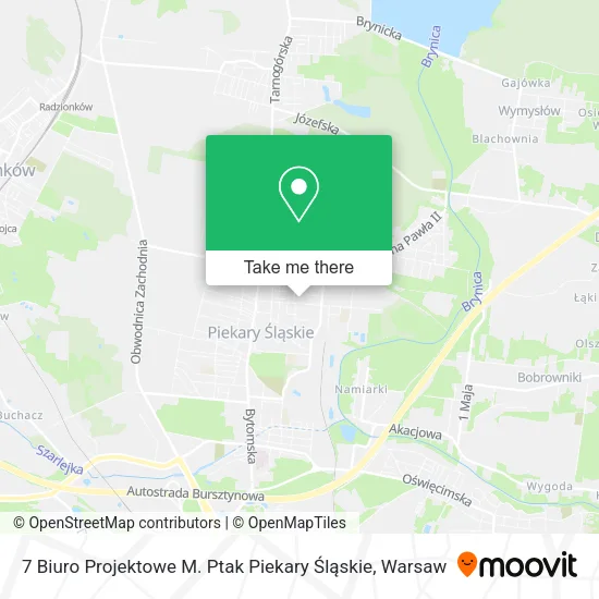 7 Biuro Projektowe M. Ptak Piekary Śląskie map