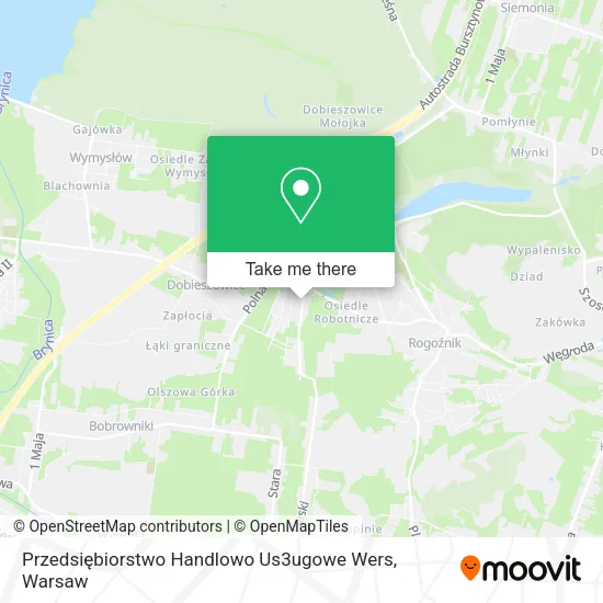 Карта Przedsiębiorstwo Handlowo Us3ugowe Wers